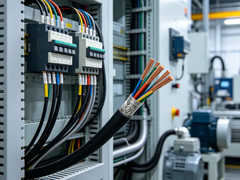 Los cables de control de alta estabilidad admiten la transmisión de señales de precisión para sistemas de automatización industrial modernos