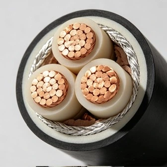 Cable de alimentación aislado XLPE de 8,7/15 kV